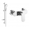 Mexen Milo DF05 shower faucet with shower set, chrome - 7134R05-00
