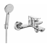 Mexen Milo R40 bathtub faucet with shower set, chrome - 7133R40-00