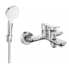 Mexen Milo R05 bathtub faucet with shower set, chrome - 7133R05-00