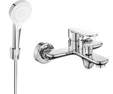 Mexen Milo R05 bath mixer with shower set, chrome - 7133R05-00