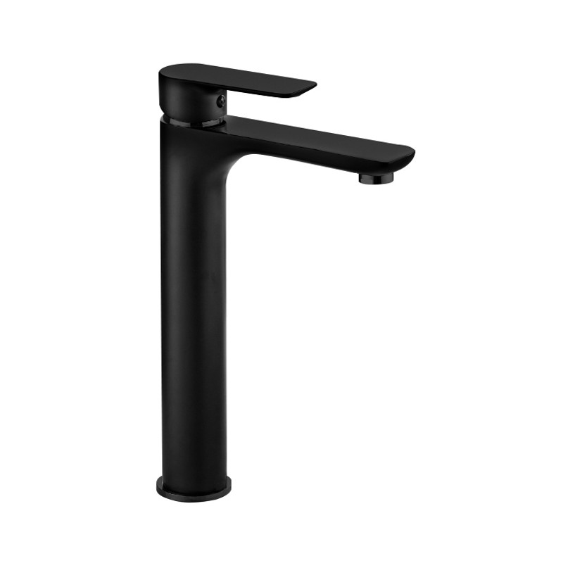 Mexen Alfa high, black washbasin faucet - 745710-70