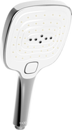 Mexen R-17 3-function shower handle, Chrome/White - 79517-02