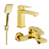 Mexen Uno R62 bathtub set, Gold - 71403R62-50
