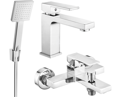 Mexen Uno R45 bathtub set, Chrome - 71403R45-00