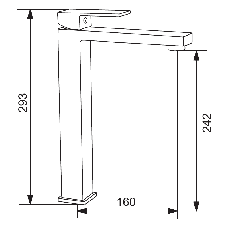 Mexen Uno R62 bathtub set, chrome - 71413R62-00