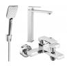Mexen Uno R62 bathtub set, Chrome - 71413R62-00