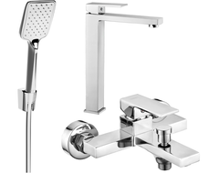 Mexen Uno R62 bath set, chrome - 71413R62-00