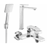 Mexen Uno R45 bath set, chrome - 71413R45-00