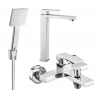 Mexen Uno R45 bathtub set, Chrome - 71413R45-00