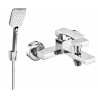 Mexen Uno R62 bathtub mixer tap with shower head, Chrome - 7143R62-00