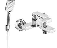 Mexen Uno R62 bathtub mixer tap with shower head, Chrome - 7143R62-00