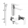 Mexen Zero DF62 bath set, chrome - 71103DF62-00