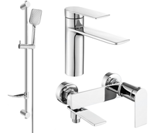 Mexen Zero DF62 bath set, chrome - 71103DF62-00
