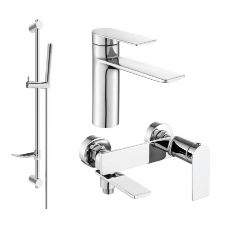 Mexen Zero DF70 bathtub set, Chrome - 71103DF70-00