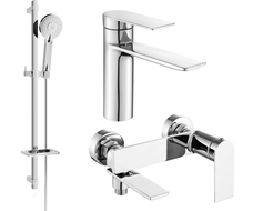 Mexen Zero DQ40 bath set, chrome - 71103DQ40-00