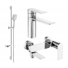 Mexen Zero DS62 bath set, chrome - 71103DS62-00