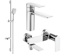 Mexen Zero DS62 bath set, chrome - 71103DS62-00