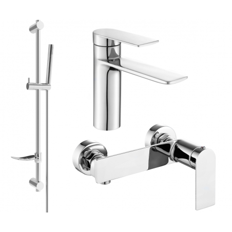 Mexen Zero DF70 shower set, Chrome - 71104DF70-00