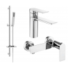 Mexen Zero DQ02 shower set, Chrome - 71104DQ02-00