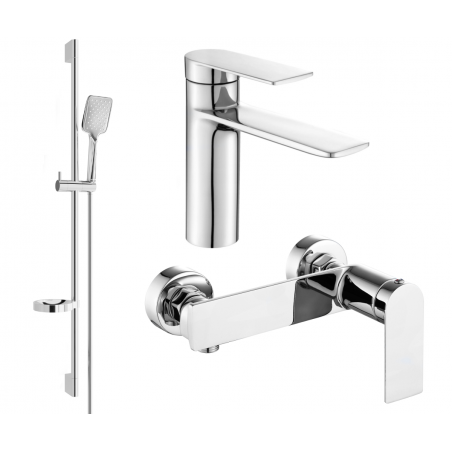 Mexen Zero DS62 shower set, Chrome - 71104DS62-00