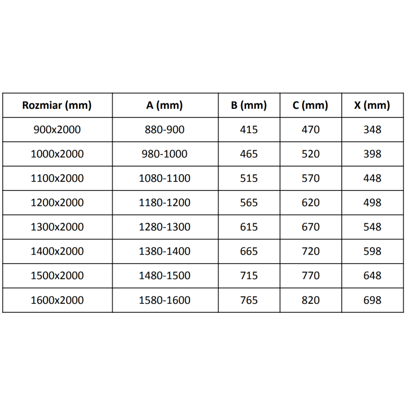 Mexen Velar L sliding shower door 100 cm, graphite, brushed copper - 871-100-003-41-65