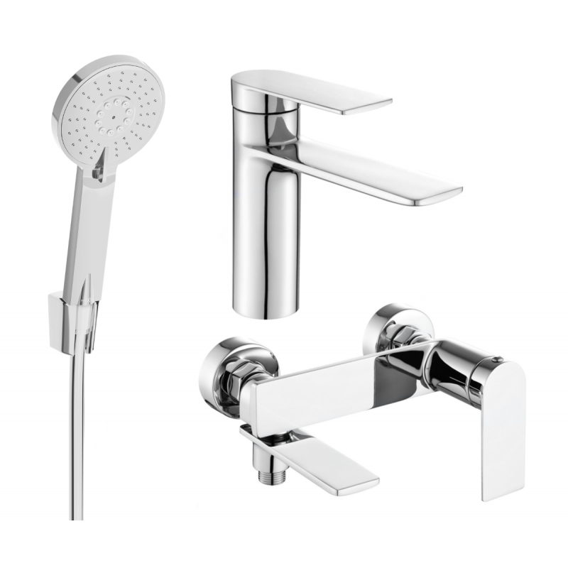 Mexen Zero R40 bathtub set, Chrome - 71103R40-00
