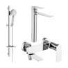 Mexen Zero DQ40 bathtub set, Chrome - 7113DQ40-00