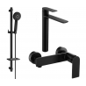 Mexen Zero DQ40 shower set, Black - 71114DQ40-70