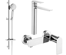 Mexen Zero DQ40 shower set, Chrome - 71114DQ40-00