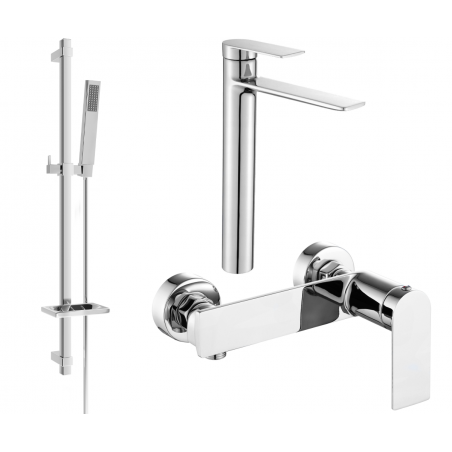 Mexen Zero DQ02 shower set, Chrome - 71114DQ02-00