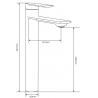Mexen Zero DS70 shower set, Chrome - 71114DS70-00