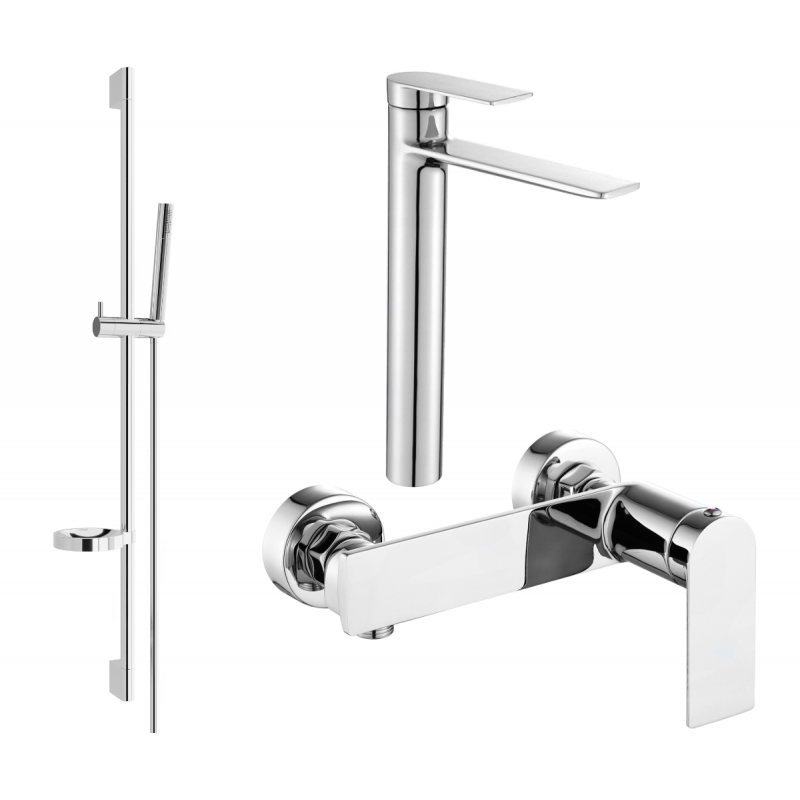 Mexen Zero DS70 shower set, Chrome - 71114DS70-00