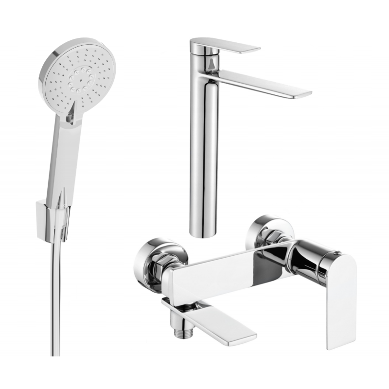 Mexen Zero R40 bathtub set, Chrome - 71113R40-00