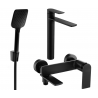 Mexen Zero R62 bathtub set, Black - 71113R62-70