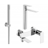 Mexen Zero R70 bath set, chrome - 71113R70-00