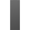 Mexen Flat VS20S Flat Panel Heater 1800 x 500 mm, Bottom Middle Connection, 1090 W, Anthracite - W6VS20S-180-050-66