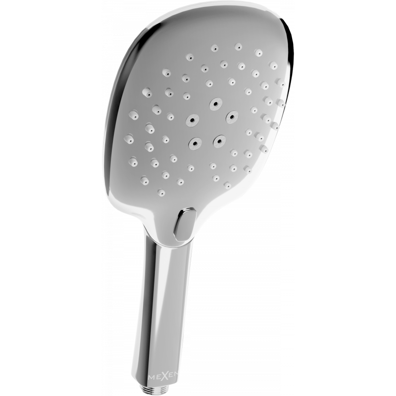 Mexen R-22 shower handset 3-function, chrome - 79522-00