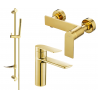 Mexen Zero DF70 shower set, Gold - 71104DF70-50