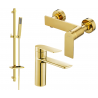 Mexen Zero DQ02 shower set, Gold - 71104DQ02-50