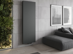 Mexen Flat VS20S radiator 2200 x 500 mm, bottom central connection, 1267 W, anthracite - W6VS20S-220-050-66