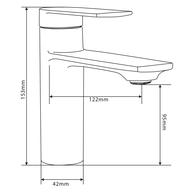 Mexen Zero R62 bathtub set, gold - 71103R62-50