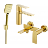 Mexen Zero R62 bathtub set, Gold - 71103R62-50