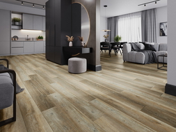Mexen Cortland vinyl panels 1240 x 182 mm SPC 6.5 mm, IXPE underlayment 1.5 mm, 4 V-Groove, Oak - F1008-1240-182-505-4V1-01
