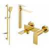 Mexen Zero DF62 bathtub set, Gold - 7113DF62-50