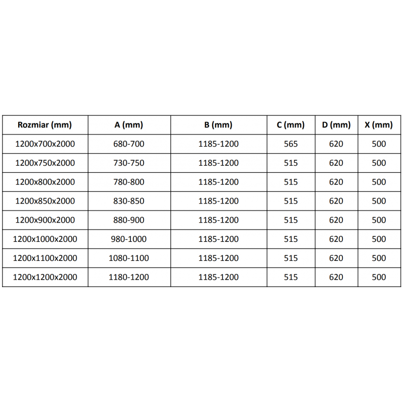 Mexen Velar sliding shower enclosure 120 x 80 cm, frost, brushed gun gray - 871-120-080-31-66