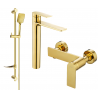 Mexen Zero DF62 shower set, Gold - 71114DF62-50