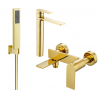 Mexen Zero R02 bath set, gold - 71113R02-50