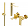 Mexen Zero R70 bath set, gold - 71113R70-50