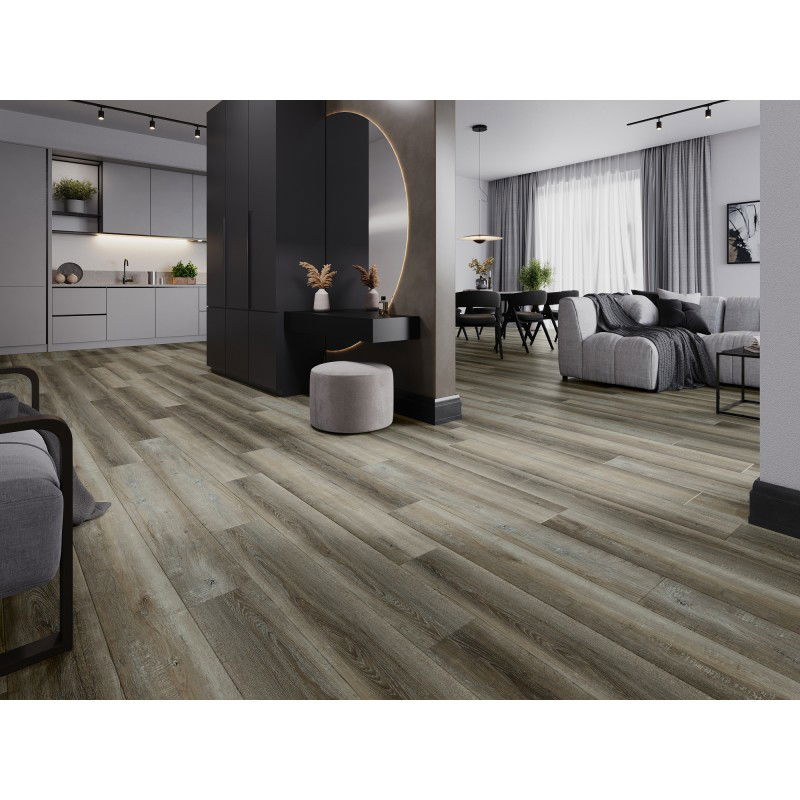 Mexen Aspen vinyl panels 1240 x 182 mm SPC 6.5 mm, IXPE underlay 1.5 mm, 4 V-Groove, Oak - F1012-1240-182-505-4V1-01