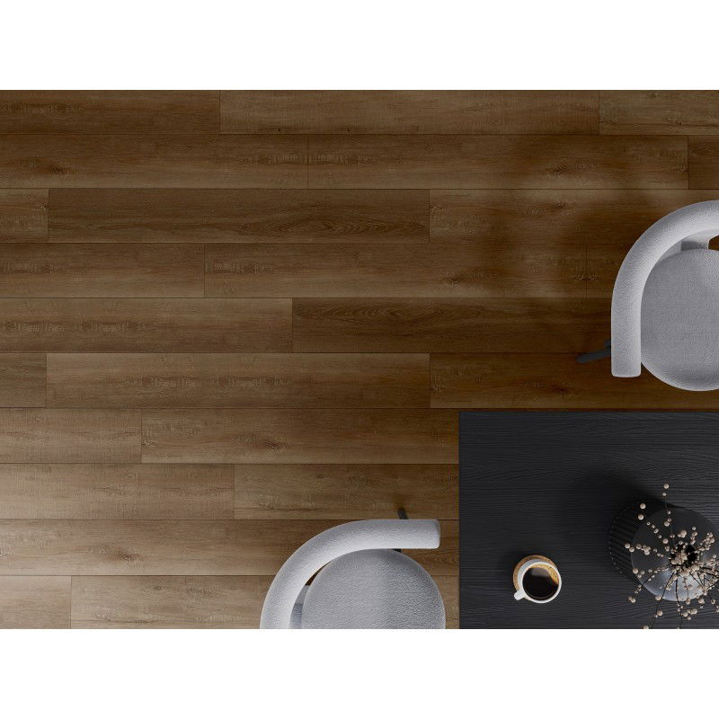 Mexen Queen Creek vinyl panels 1240 x 182 mm SPC 6.5 mm, IXPE underlay 1.5 mm, 4 V-Groove, Oak - F1013-1240-182-505-4V1-01